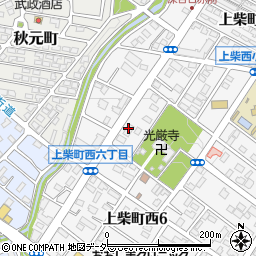 鍵の２４時間救急車・上柴町西周辺の地図