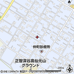 埼玉県深谷市上野台3072周辺の地図