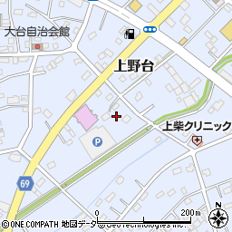 埼玉県深谷市上野台2456周辺の地図