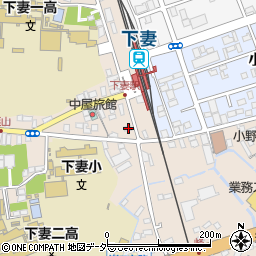 茨城県下妻市下妻乙377-1周辺の地図