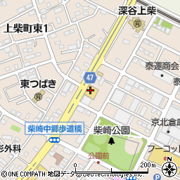 埼玉トヨタ自動車深谷店周辺の地図