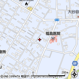 埼玉県深谷市上野台2792周辺の地図