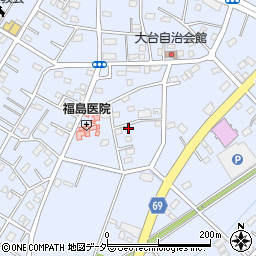埼玉県深谷市上野台2809周辺の地図