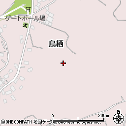茨城県鉾田市鳥栖周辺の地図