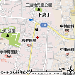 茨城県下妻市下妻丁111周辺の地図