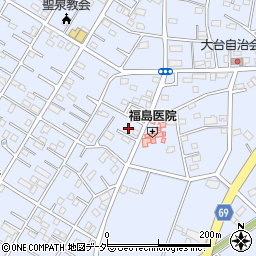 埼玉県深谷市上野台2791周辺の地図