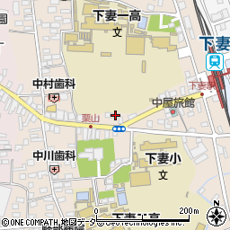 茨城県下妻市下妻乙1287-1周辺の地図