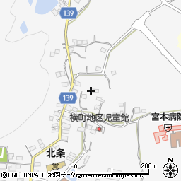 茨城県つくば市北条908周辺の地図