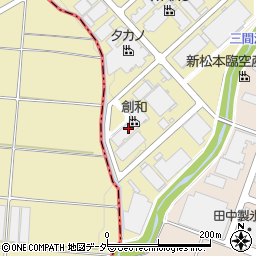 創和松本支店松本工場周辺の地図
