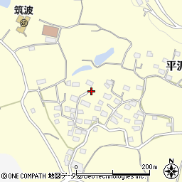 茨城県つくば市平沢479-1周辺の地図