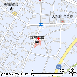 福島医院周辺の地図