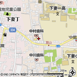 茨城県下妻市下妻乙307周辺の地図