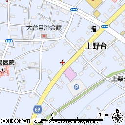 埼玉県深谷市上野台2822周辺の地図