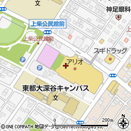 武島家　アリオ深谷店周辺の地図