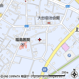 埼玉県深谷市上野台2787周辺の地図