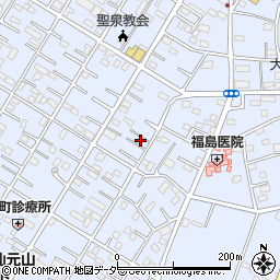 埼玉県深谷市上野台2968周辺の地図