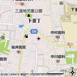 シノザキ男子専科衣料品店周辺の地図