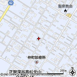埼玉県深谷市上野台3076周辺の地図