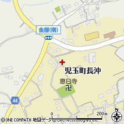 埼玉県本庄市児玉町長沖257周辺の地図