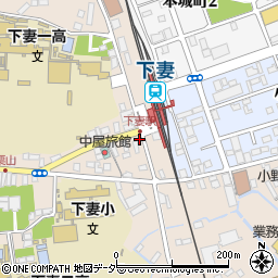 茨城県下妻市下妻乙361-4周辺の地図