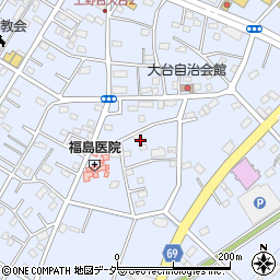 埼玉県深谷市上野台2806周辺の地図