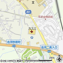 株式会社カスミ　古河店周辺の地図