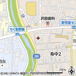長野県松本市寿中2丁目4-34周辺の地図