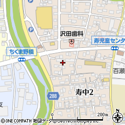 長野県松本市寿中2丁目4周辺の地図