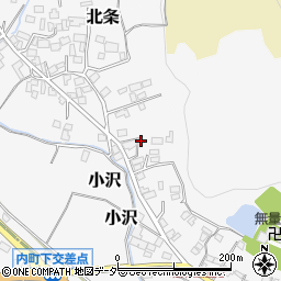 茨城県つくば市小沢14周辺の地図