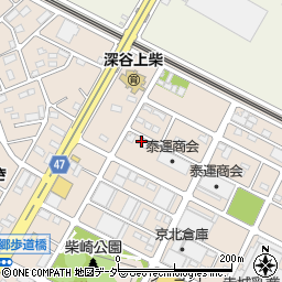 株式会社泰運商会深谷営業所　第三倉庫周辺の地図