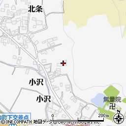 茨城県つくば市小沢17周辺の地図