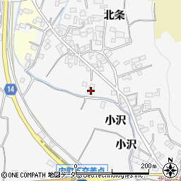 茨城県つくば市北条5305周辺の地図