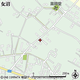 茨城県古河市女沼36周辺の地図