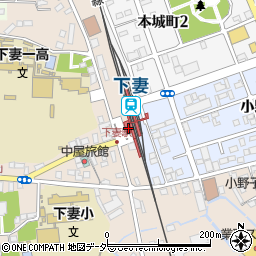 茨城県下妻市下妻乙1273-2周辺の地図