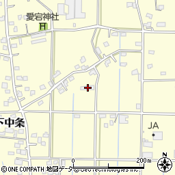 埼玉県行田市下中条368周辺の地図