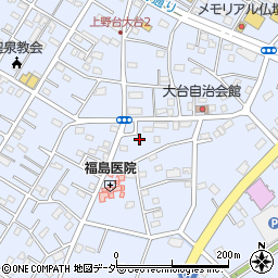 埼玉県深谷市上野台2782周辺の地図