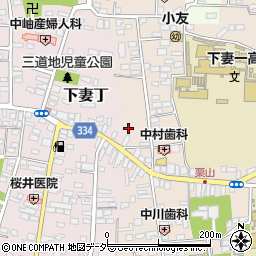 茨城県下妻市下妻乙292周辺の地図