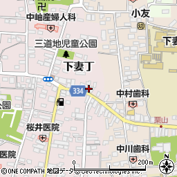 茨城県下妻市下妻丁115周辺の地図