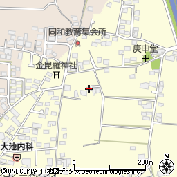 長野県松本市笹賀上二子4282-4周辺の地図