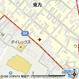 埼玉県深谷市東方3308周辺の地図
