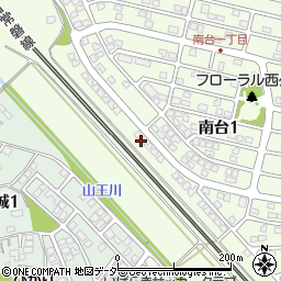 茨城県石岡市南台1丁目35周辺の地図