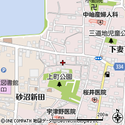 茨城県下妻市下妻丁205周辺の地図