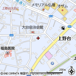 埼玉県深谷市上野台2820周辺の地図