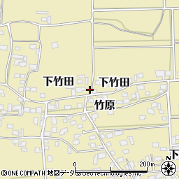 長野県東筑摩郡山形村下竹田6219-1周辺の地図