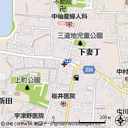 茨城県下妻市下妻丁157-1周辺の地図