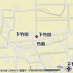 長野県東筑摩郡山形村下竹田6021周辺の地図