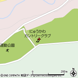 にゅうかわカントリークラブ周辺の地図