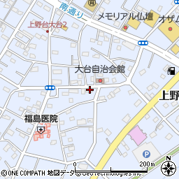 埼玉県深谷市上野台2785周辺の地図