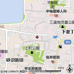 茨城県下妻市下妻丁206周辺の地図