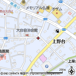 埼玉県深谷市上野台2821周辺の地図